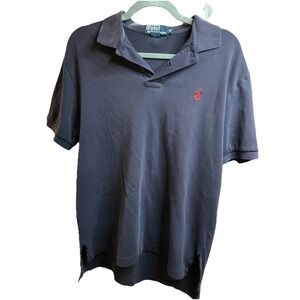 Vintage Polo by Ralph Lauren Shirt Sz Medium Blue Short Sleeve Old Money Preppy